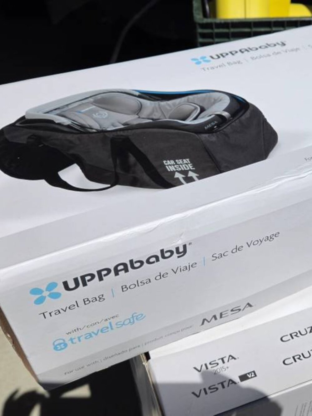 Uppababy Travel Bag for Aria or Mesa Carseat
